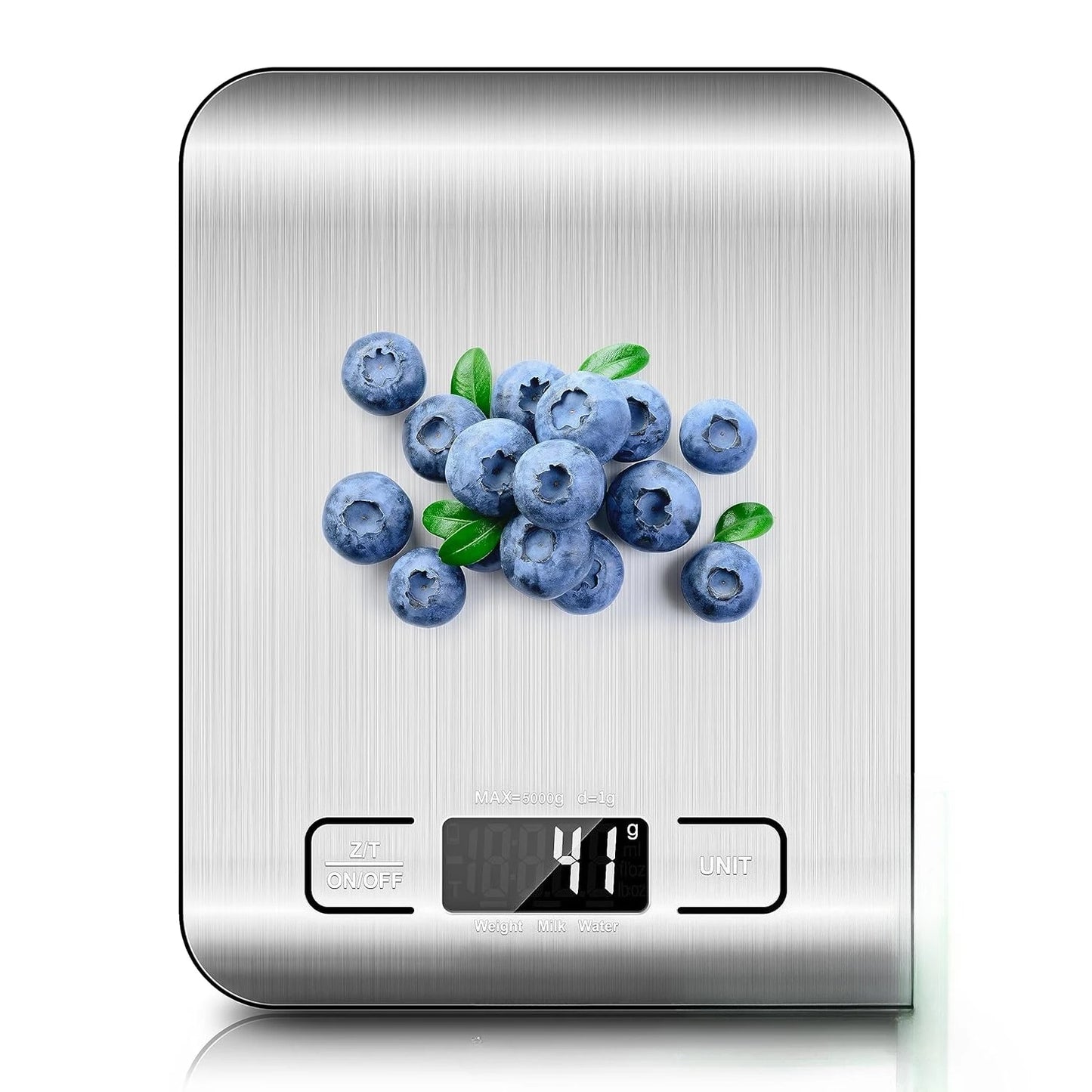 Food Kitchen Scale, Digital Grams and Ounces for Weight Loss, Baking, Cooking, Keto and Meal Prep, LCD Display, Medium,