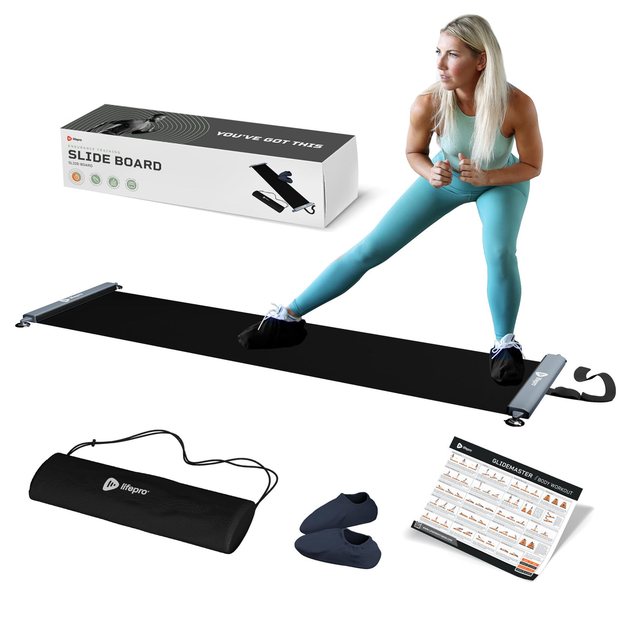 Sliding Mat for Endurance and Strength Building Workouts