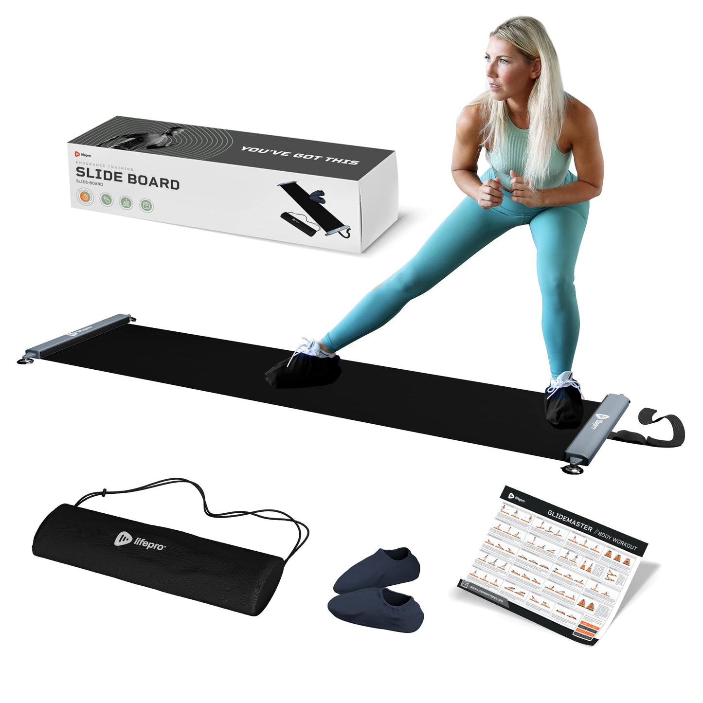 Sliding Mat for Endurance and Strength Building Workouts
