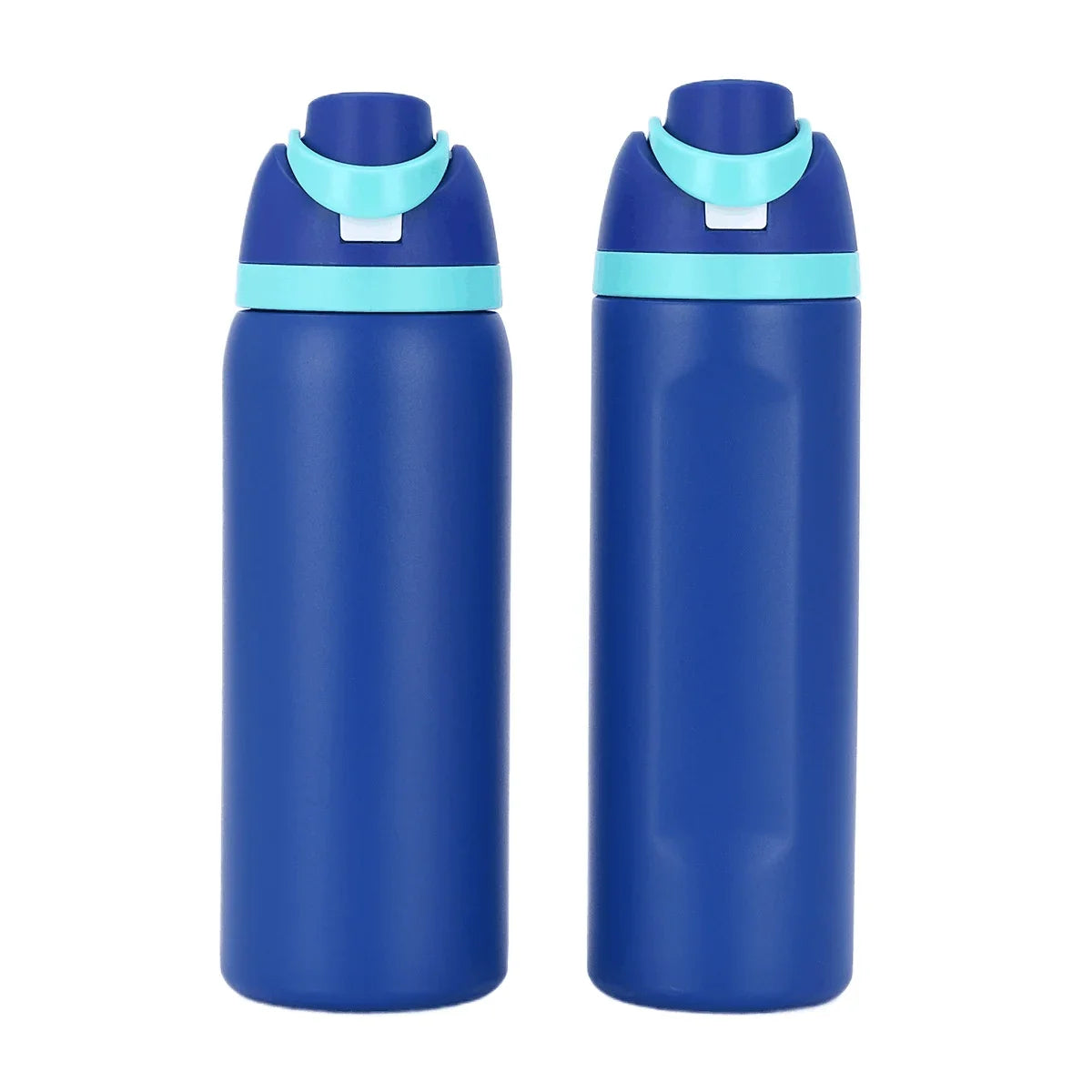 24/32oz Straw Double-Layer Insulated Cup 304 Stainless Steel Sports Water Bottle Travel Vacuum Flask for Outdoor Camping Sports