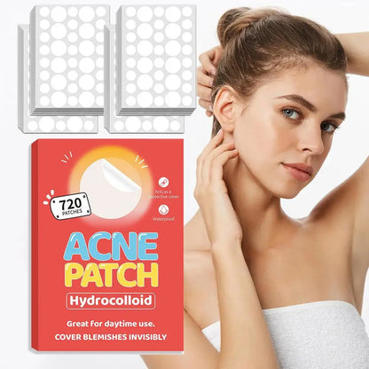 40/360/600/720 Counts Invisible Hydrocolloid Patches For Covering Zits And Blemishes, Acne Pimple Patches For Face Spot Stickers